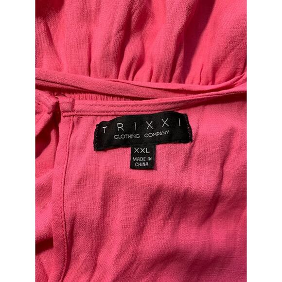 TRIXXI ROMPER CLOTHING COMPANY SIZE 2XL COLOR CORAL - Picture 3 of 3